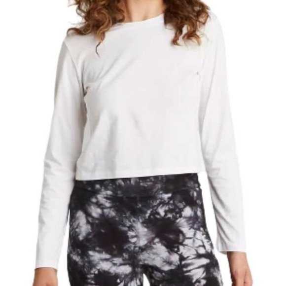 Women's long-sleeved basic white Tee _ NEW XS & Small - Picture 2 of 3